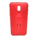 Silicone Case Motomo With Finger Ring For Samsung Galaxy J7 2017 J730 Red